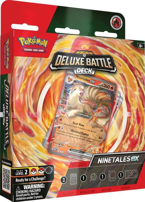 Pokemon - EX Battle Deck Deluxe Ninetales | Pokémon -, Hobby en Vrije tijd, Verzamelkaartspellen | Pokémon, Nieuw, Verzenden