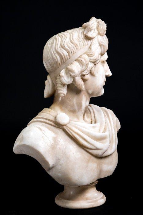 sculptuur, Scultura di Apollo - 71 cm - Marmer, Antiek en Kunst, Curiosa en Brocante