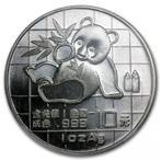 Chinese Panda 1 oz 1989 (250.000 oplage), Postzegels en Munten, Munten | Azië, Oost-Azië, Zilver, Losse munt, Verzenden