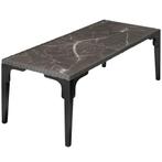 Wicker tafel Foggia 196x87x76cm - grijs, Tuin en Terras, Verzenden, Nieuw