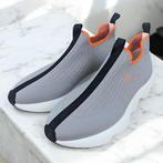 Hermès - Eclair Sneakers in Knit and Calfskin (Size 42, Nieuw