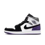 Nike Air Jordan 1 White Black Purple Maat 51.5, Kleding | Heren, Schoenen, Nieuw, Ophalen of Verzenden, Sneakers of Gympen, Nike