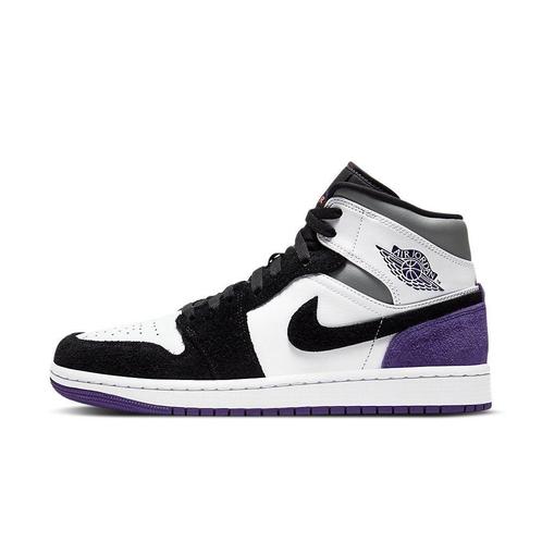 Nike Air Jordan 1 White Black Purple Maat 51.5, Kleding | Heren, Schoenen, Sneakers of Gympen, Nieuw, Ophalen of Verzenden