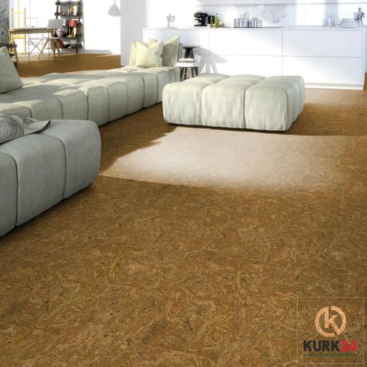 Gelakte plak kurkvloer - River- 60 x 30 cm. - per m2, Doe-het-zelf en Verbouw, Vloerdelen en Plavuizen, Ophalen of Verzenden