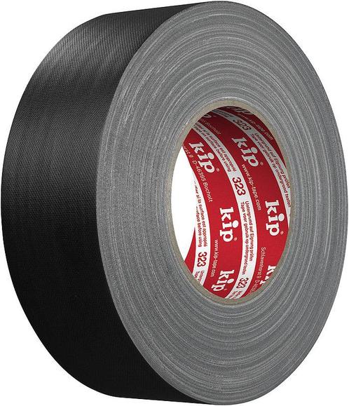 Kip 323 Gaffers tape zwart, Doe-het-zelf en Verbouw, Schildersmaterialen, Nieuw, Ophalen of Verzenden