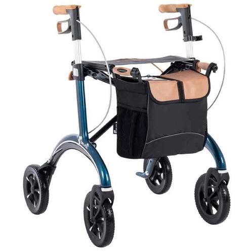 Saljol Carbon lichtgewicht rollator - Blauw, Regular, Diversen, Rollators, Ophalen of Verzenden