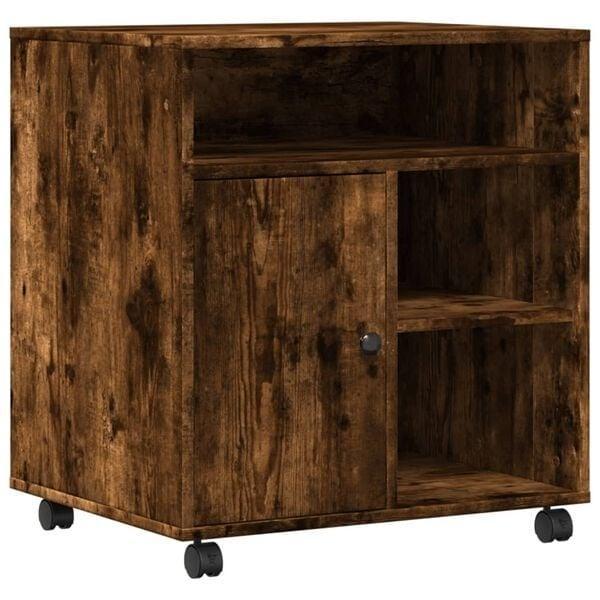 Printerkastje 60x50x67cm | Retourdeal 42% Korting, Huis en Inrichting, Kasten | Computermeubels, 40 tot 80 cm, Nieuw, Overige houtsoorten