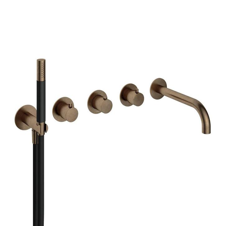 Badthermostaat Hotbath Cobber Inbouw Met Uitloop 2, Doe-het-zelf en Verbouw, Sanitair, Kraan, Nieuw, Chroom, Ophalen of Verzenden