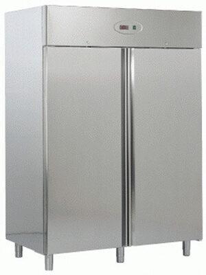 Dubbeldeurs RVS koelkast, 2/1GN, 1400ltr, zware uitvoering, Zakelijke goederen, Horeca | Keukenapparatuur, Nieuw in verpakking