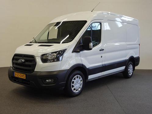 Ford Transit 310 2.0 TDCI L2H2 Trend, Auto's, Bestelauto's, Lease, Automaat, Wit, Financial lease, Stof, Diesel, ABS, Airconditioning