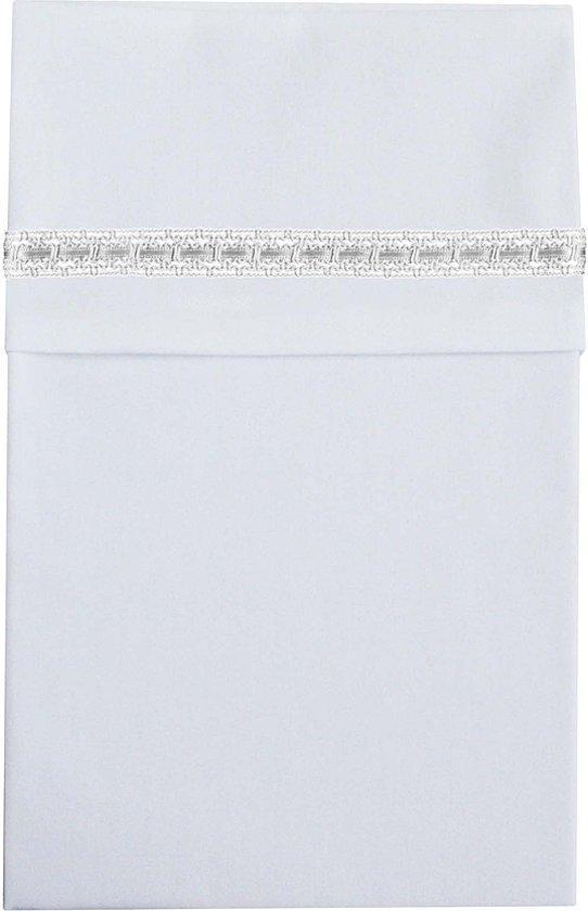 Cottonbaby Klassiek Ajourrand - Wieglaken 75x90 cm - Wit, Huis en Inrichting, Slaapkamer | Matrassen en Bedbodems, Verzenden