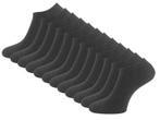 12 paar Katoenen sneakersokken - Naadloos - Antraciet, Verzenden, Nieuw