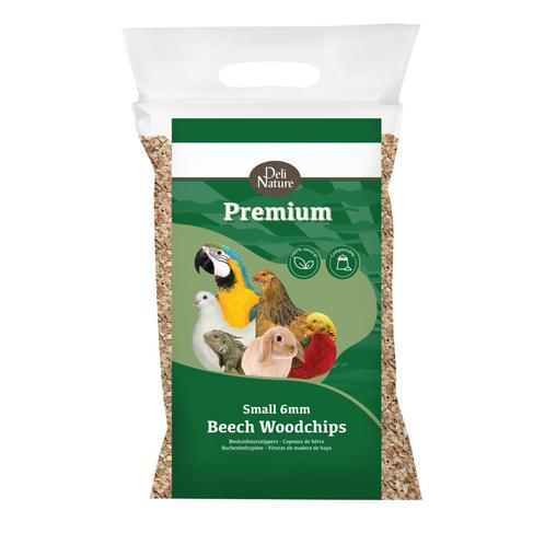 Deli Nature Premium Beukenhoutsnippers 6 mm Fijn 5 kg, Dieren en Toebehoren, Knaagdieren en Konijnen | Toebehoren, Nieuw, Verzenden