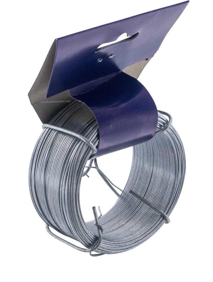 IJzerdraad - Binddraad 1.3mm - 50 meterrol, Doe-het-zelf en Verbouw, IJzerwaren en Bevestigingsmiddelen, Verzenden