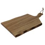 Houten serveerplank - golvend rechthoekig - 305x215mm, Verzenden, Nieuw in verpakking