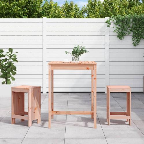 vidaXL 3-delige Tuinbarset massief douglashout, Tuin en Terras, Tuinsets en Loungesets, Nieuw, 3 zitplaatsen, Verzenden
