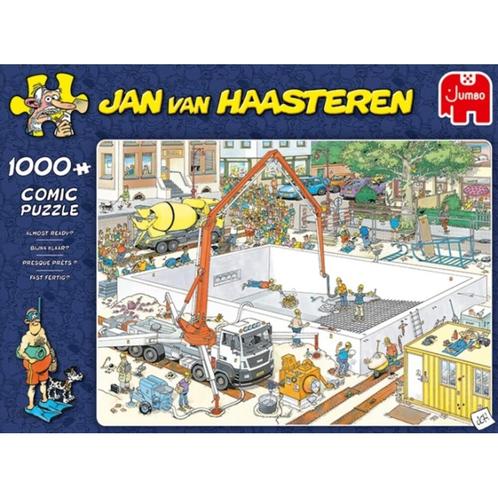 Jan Van Haasteren Puzzel Bijna Klaar? 1000 Stukjes, Kinderen en Baby's, Speelgoed | Kinderpuzzels, Nieuw, Verzenden