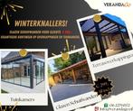 Glazen Schuifwand €299 + Mega Deals op Veranda’s &amp; Tuinkamer, Tuin en Terras, Verzenden, Nieuw