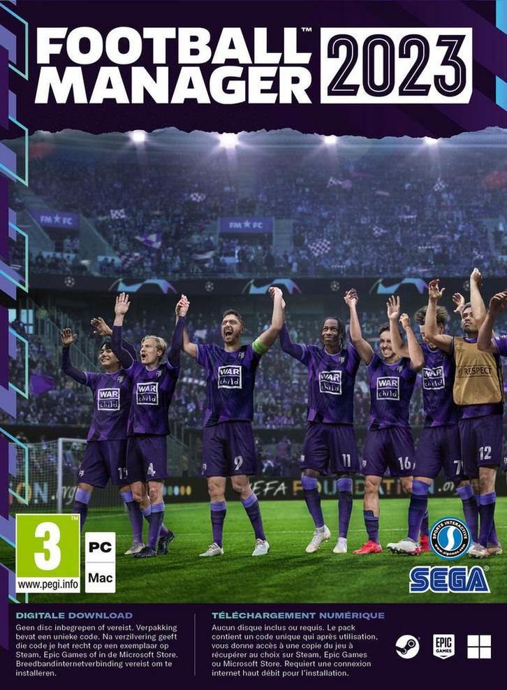 Football Manager 2023 - Code in box - PC MAC, Spelcomputers en Games, Spelcomputers | Overige, Verzenden