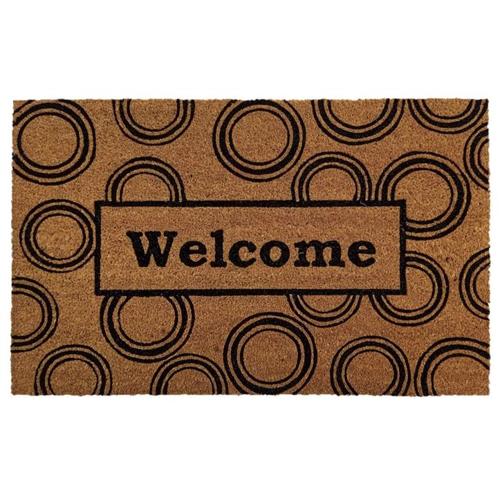 Kokosmat &#039;Welcome&#039; - 50x80 cm, Tuin en Terras, Deurmatten, Verzenden