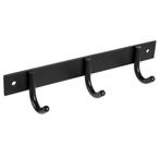 Differnz kapstok 3 haken beugel rvs mat zwart, Huis en Inrichting, Woonaccessoires | Kapstokken, Verzenden, Nieuw