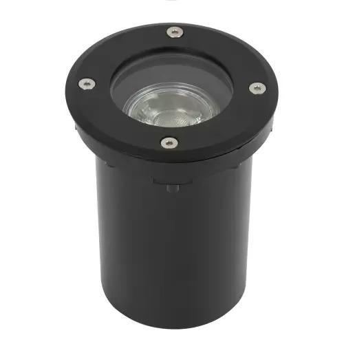 Grondspot LED Ø11 incl. GU10 Rond Zwart Tuinverlichting, Tuin en Terras, Buitenverlichting, Minder dan 50 watt, Nieuw, Aluminium