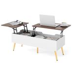 LIVSK Opklapbare Salontafel met Liftblad - 2 Verborgen Opber, Antiek en Kunst, Verzenden