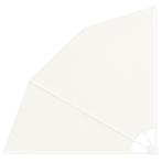 vidaXL Balkon Privacy Scherm Crème 160 x 160 cm Stof, Verzenden, Nieuw