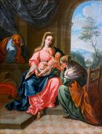 Carlo Maratta (1625–1713), After - Sainte Famille - Vierge à, Antiek en Kunst, Kunst | Schilderijen | Klassiek