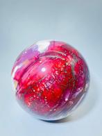 Adembenemende Mookaite Jasper Bol - Ø 180mm | Levendig rood, Verzamelen, Mineralen en Fossielen