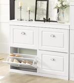 Schoenenkast 4 Flappen – 8 Planken Opbergruimte, Huis en Inrichting, Kasten | Buffetkasten, Verzenden, Nieuw