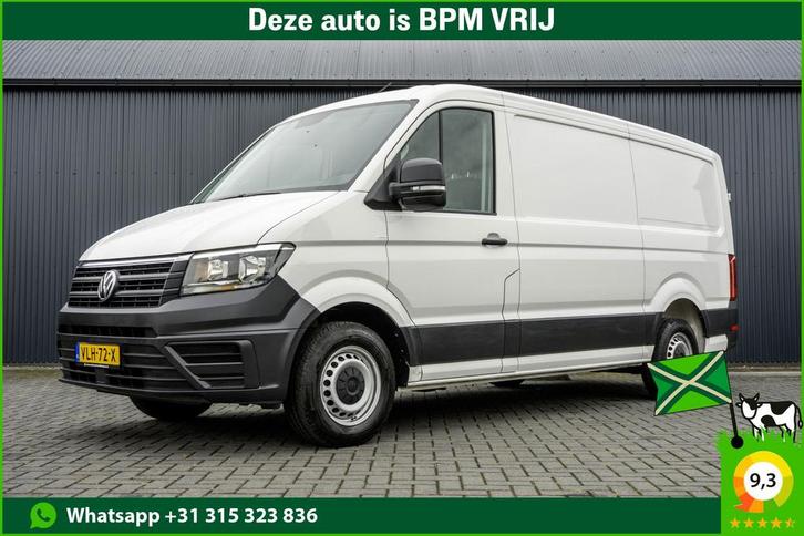 Volkswagen Crafter 30 TDI | L3H2 | Camera | CarPlay |, Auto's, Bestelauto's, Lease, Handgeschakeld, Wit, Grijs, Stof, Diesel, Euro 6