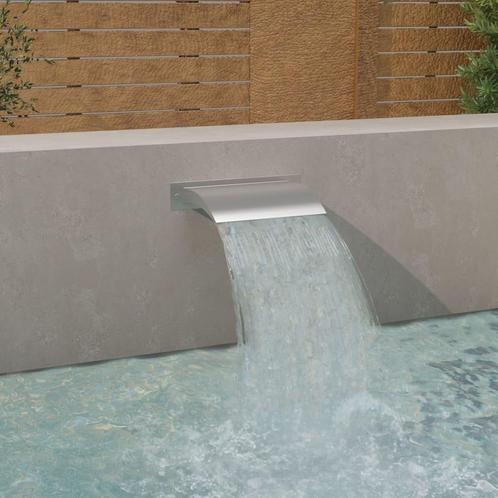 Zwembadfontein RVS Zilver - Retourdeal - 35% Korting, Tuin en Terras, Zwembad-toebehoren, Nieuw, Overige typen, Ophalen of Verzenden