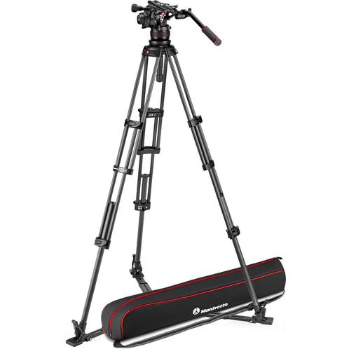 Manfrotto Nitrotech 612 & CF Twin GS, Audio, Tv en Foto, Fotografie | Statieven en Balhoofden, Driepoot, Nieuw, Met balhoofd, Ophalen of Verzenden