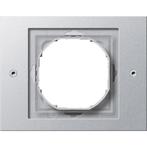 Gira Afdekraam 1V TX_44 aluminium - 021165, Ophalen of Verzenden, Nieuw