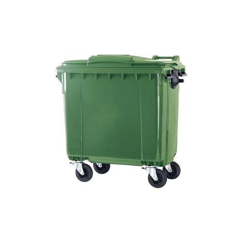 Container 770 ltr vlak deksel - groen, Doe-het-zelf en Verbouw, Containers, Verzenden