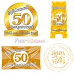 50 Jaar Getrouwd Versiering - Slingers Ballonnen & veel meer, Hobby en Vrije tijd, Feestartikelen, Ophalen of Verzenden, Nieuw