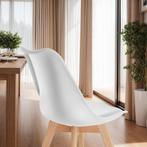 Eetkamerstoelen Frederikke - wit, Set van 6, Verzenden, Nieuw