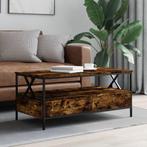 vidaXL Salontafel 100x51x45 cm bewerkt hout gerookt, Huis en Inrichting, Tafels | Salontafels, 100 tot 150 cm, Verzenden, Nieuw