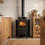 Houtfornuis 5.5kW | Verwarming 50m² | Scherpe Prijs, Witgoed en Apparatuur, Fornuizen, Warmhoudplaat, Nieuw, 3 kookzones of minder