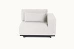Flow. Lux loungebank Graumel chalk - 2-zitselement met, Ophalen of Verzenden, Nieuw