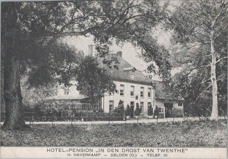 DELDEN - Hotel-Pension In den Drost van Twenthe, Verzamelen, Ansichtkaarten | Nederland, Verzenden