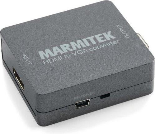 Marmitek Connect HV15 - HDMI naar VGA Converter - HDMI VGA, Audio, Tv en Foto, Televisies, Nieuw, Verzenden