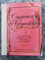 Casanova’s plumpudding (Ben van der Velden), Boeken, Kookboeken, Nieuw, Overige typen, Ben van der Velden, Verzenden
