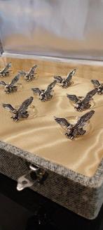 Servetring (12) - Arenden - zilveren metaal, Antiek en Kunst