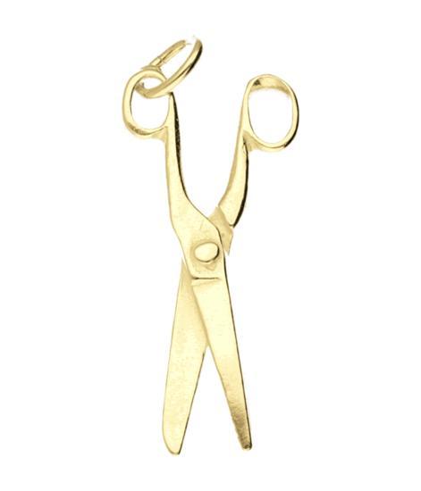 Gouden Schaar groot ketting hanger, Sieraden, Tassen en Uiterlijk, Kettinghangers, Verzenden