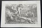 Pietro Testa (1611-1650) - Achille trascina il corpo di, Antiek en Kunst