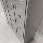 24-deurs retro vintage lockerkast - 198x123x46 cm, Ophalen of Verzenden