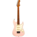 JET Guitars JS-300 Mini Pink 3/4-formaat elektrische gitaar, Muziek en Instrumenten, Snaarinstrumenten | Overige, Nieuw, Verzenden
