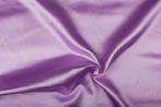 Glanzende stof lila - Satijn stof 50m op rol, Hobby en Vrije tijd, Stoffen en Lappen, 200 cm of meer, Nieuw, Polyester, 120 cm of meer